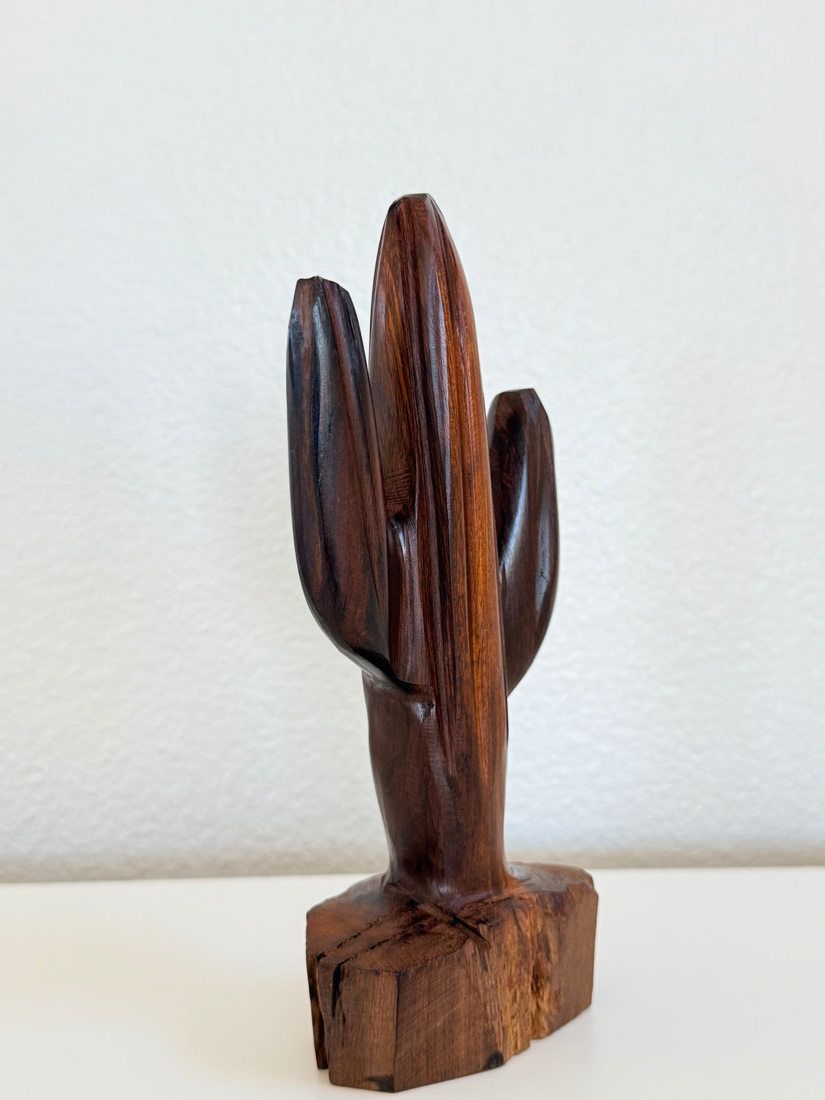 Hand Carved Ironwood Saguaro Cactus