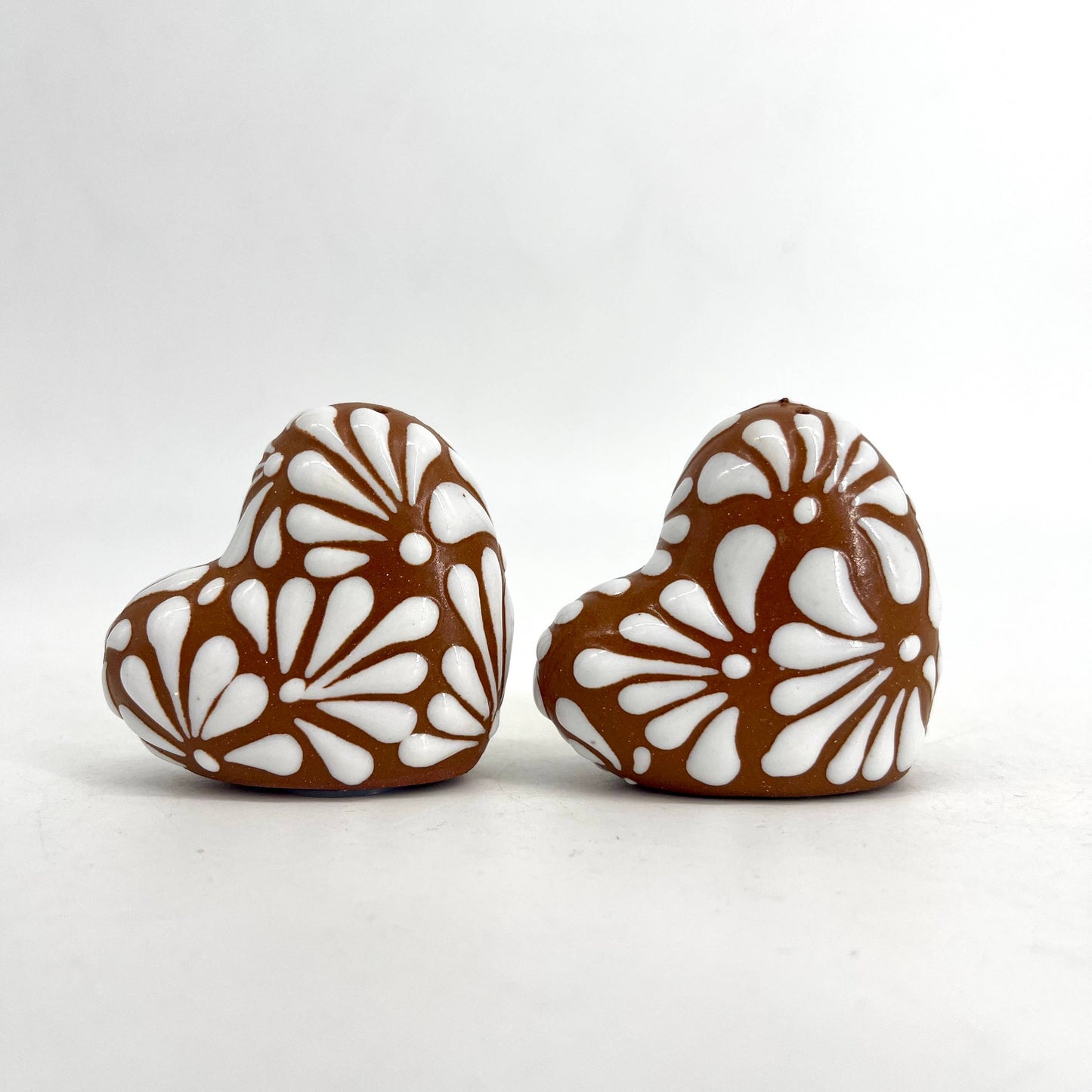 Small Heart Shaped Salt Shakers
