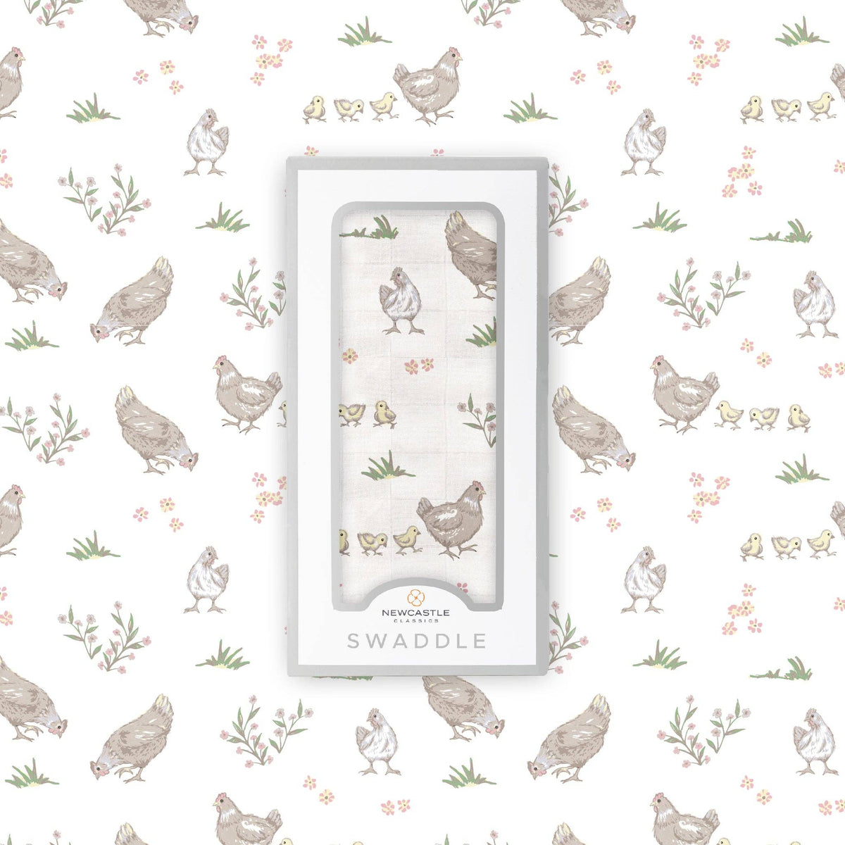 Little Hen & Chicks Baby Swaddle