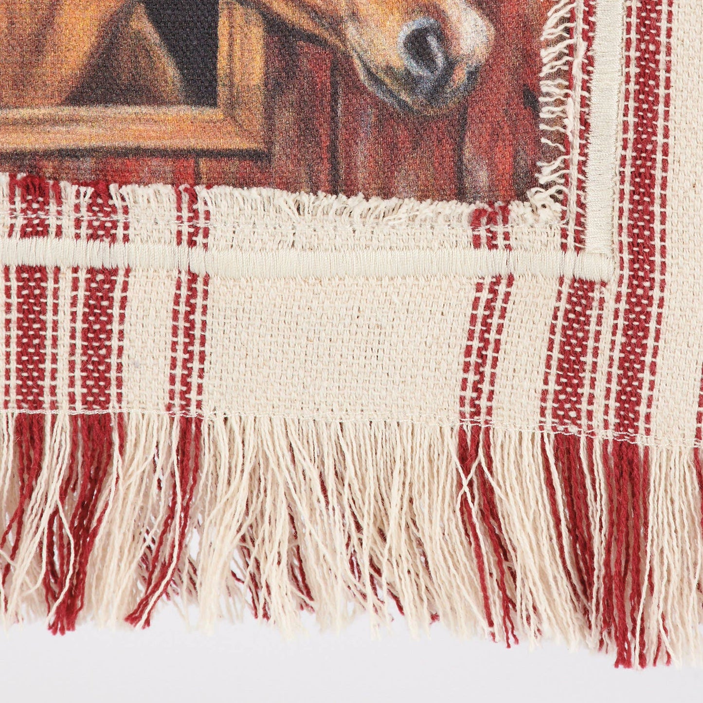 Red Stripe Horse Kitchen Towel