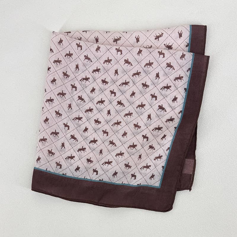 Horse & Rider Western Bandana