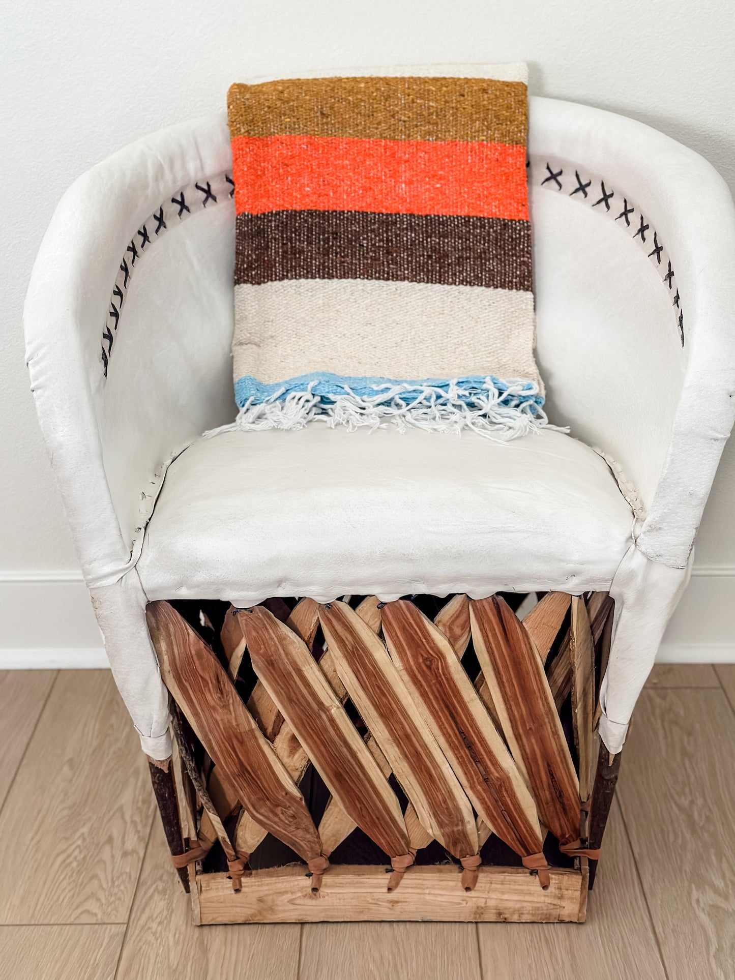 Sunset Stripe Sustainable Throw Blanket ~ SALE~