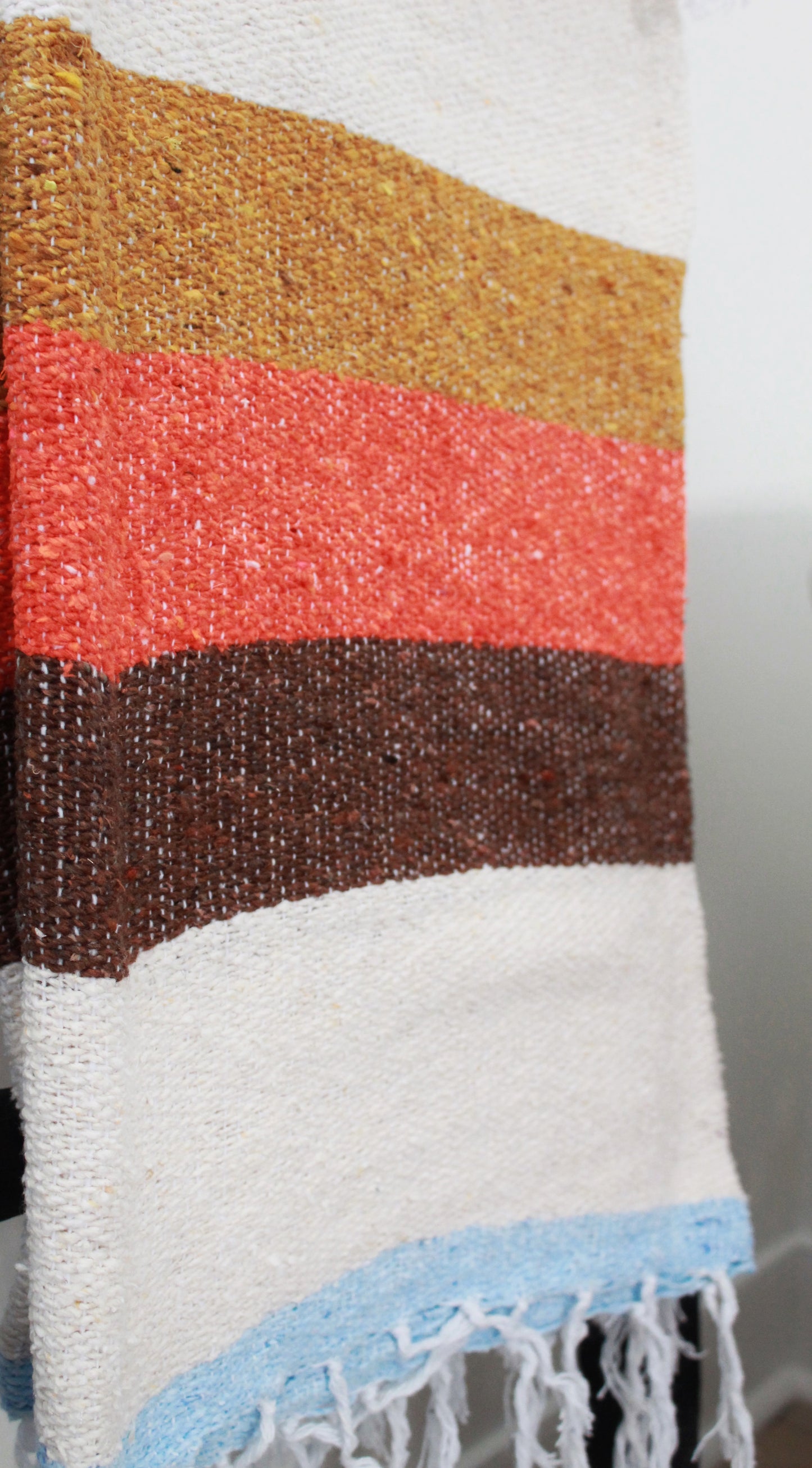 Sunset Stripe Sustainable Throw Blanket ~ SALE~