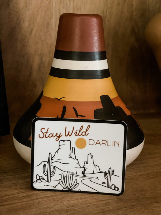 Stay Wild Sticker